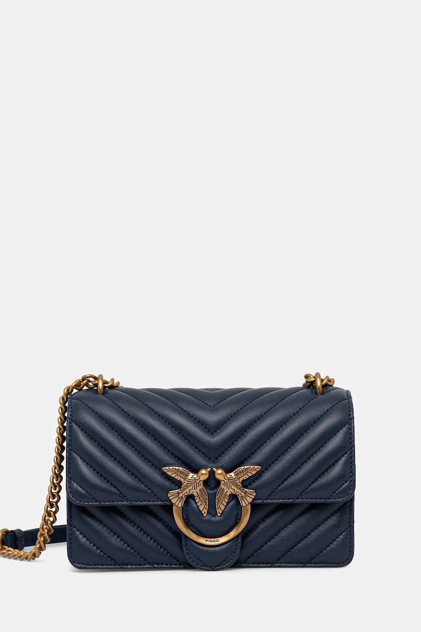 Pinko torebka jeansowa kolor niebieski 100067 A1LD | Answear.com Pinko torebka jeansowa kolor niebieski 100067 A1LD | Answear.com