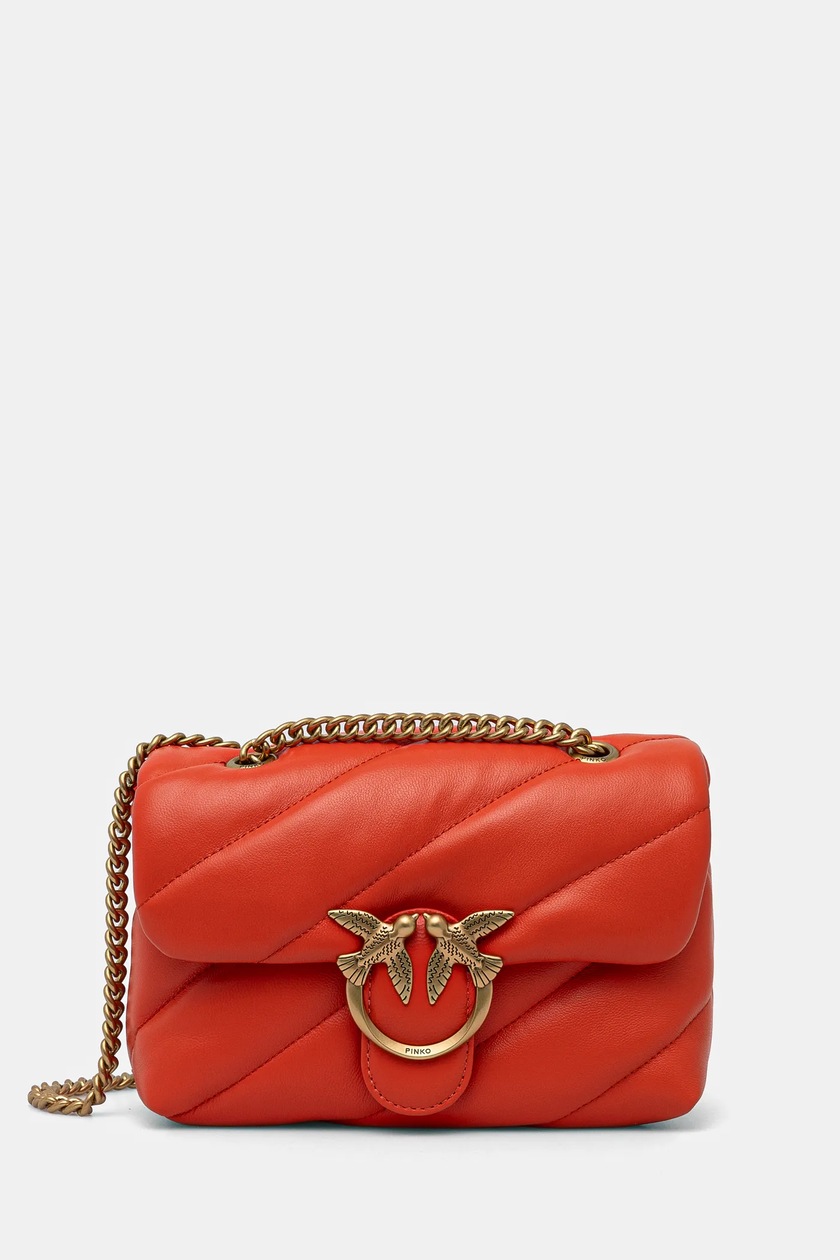 Pinko torebka zamszowa kolor złoty 100039 A27F | Answear.com