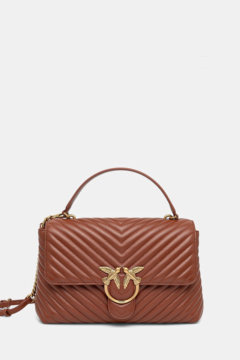 Pinko torebka zamszowa kolor brązowy 104524 A2CC | Answear.com