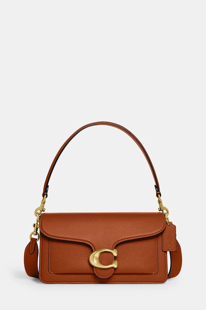 Замшевая сумочка Coach Empire Carryall Bag 34 цвет коричневый