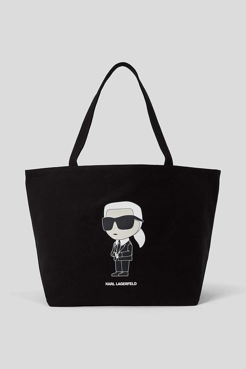Бавовняна сумка Karl Lagerfeld колір чорний | ANSWEAR.ua