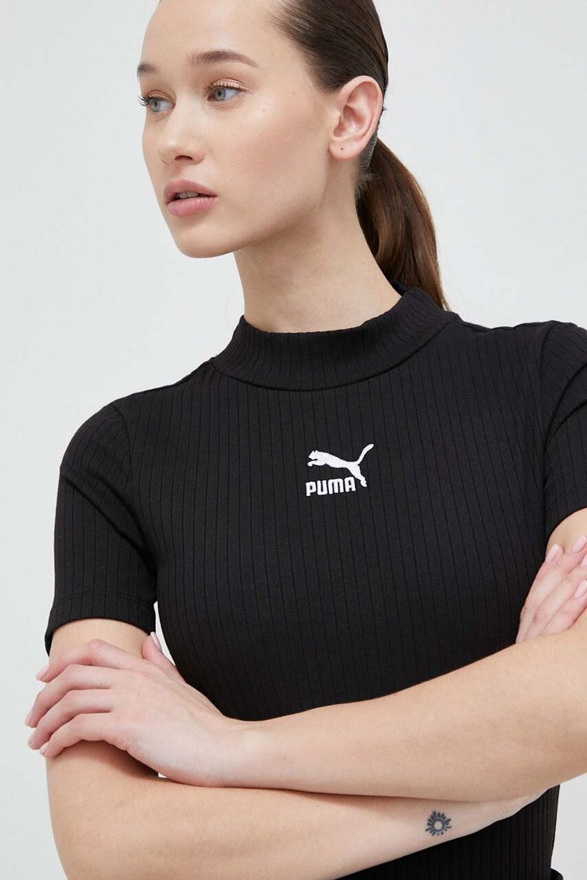 Puma bodysuit CLASSICS women\'s black color | buy on PRM