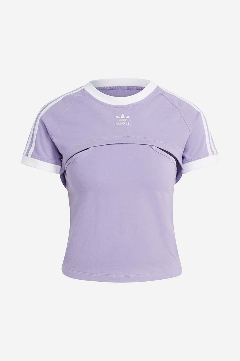 adidas T-shirt adidas Originals Tee IC8807 women's violet color | buy on PRM