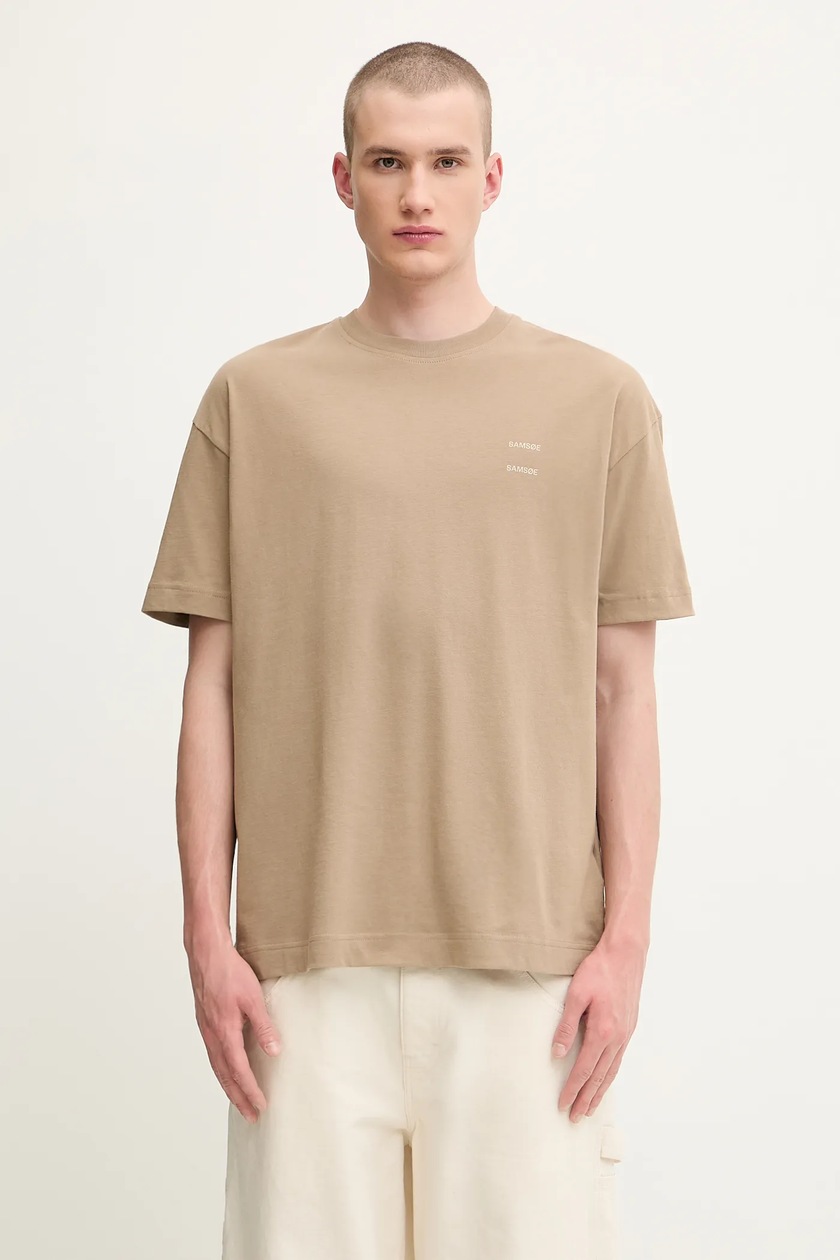 Rick Owens DRKSHDW cotton t-shirt Tommy beige color smooth