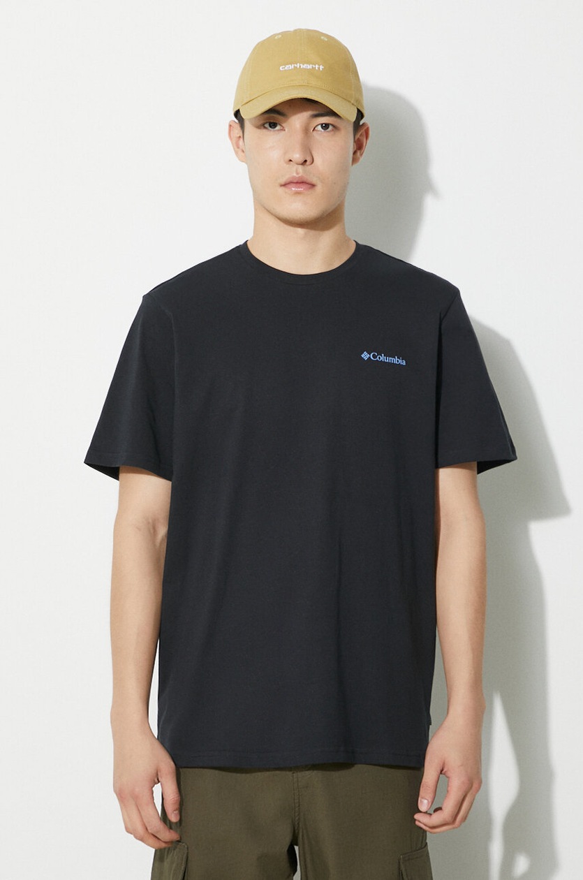 NEIL BARRETT｜ (Slim Cupid T-Shirt (MY70198A Y525 495N)) Neil Barrett cotton t-shirt Slim Cupid men's black color