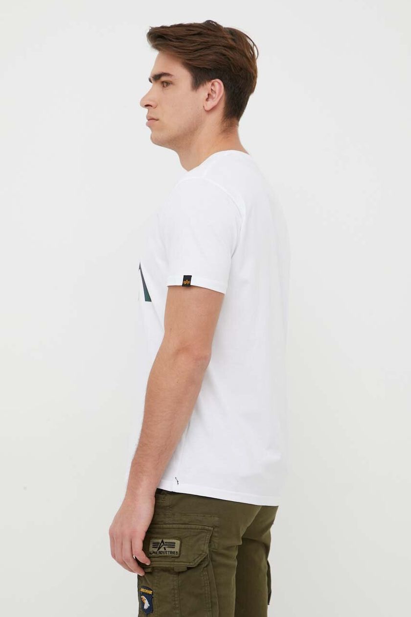 t-shirt Alpha cotton | Industries PRM white buy on color