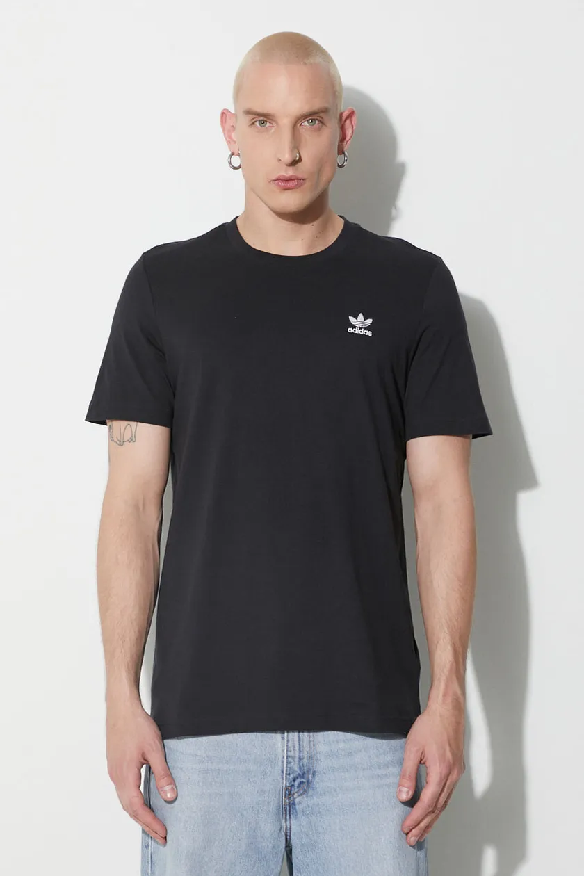 adidas Originals cotton t-shirt black color | buy on PRM