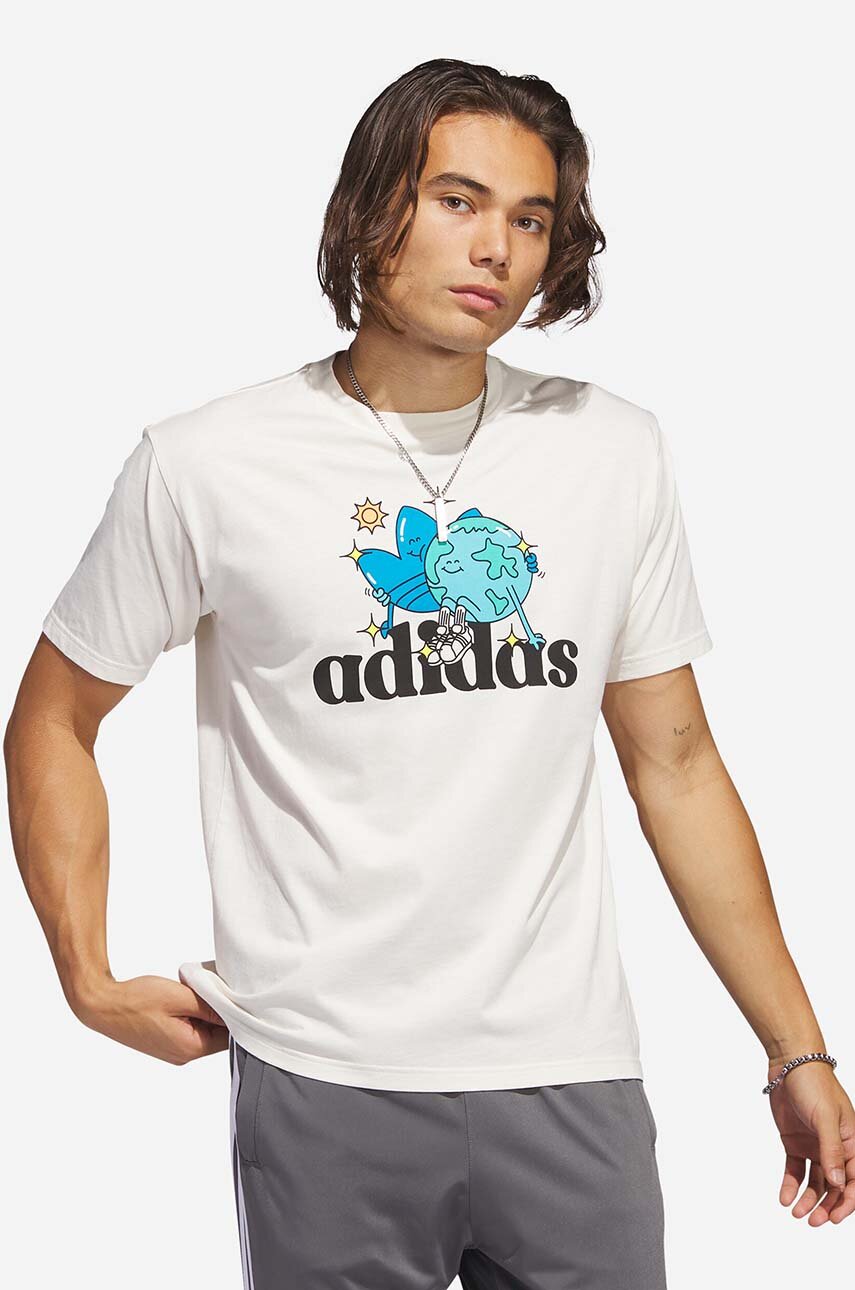 adidas Originals cotton t-shirt white color