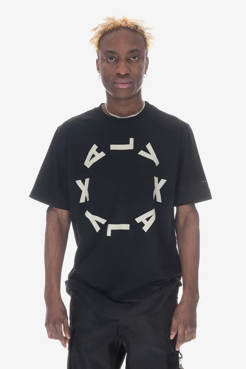 1017 ALYX 9SM cotton t-shirt black color | buy on PRM