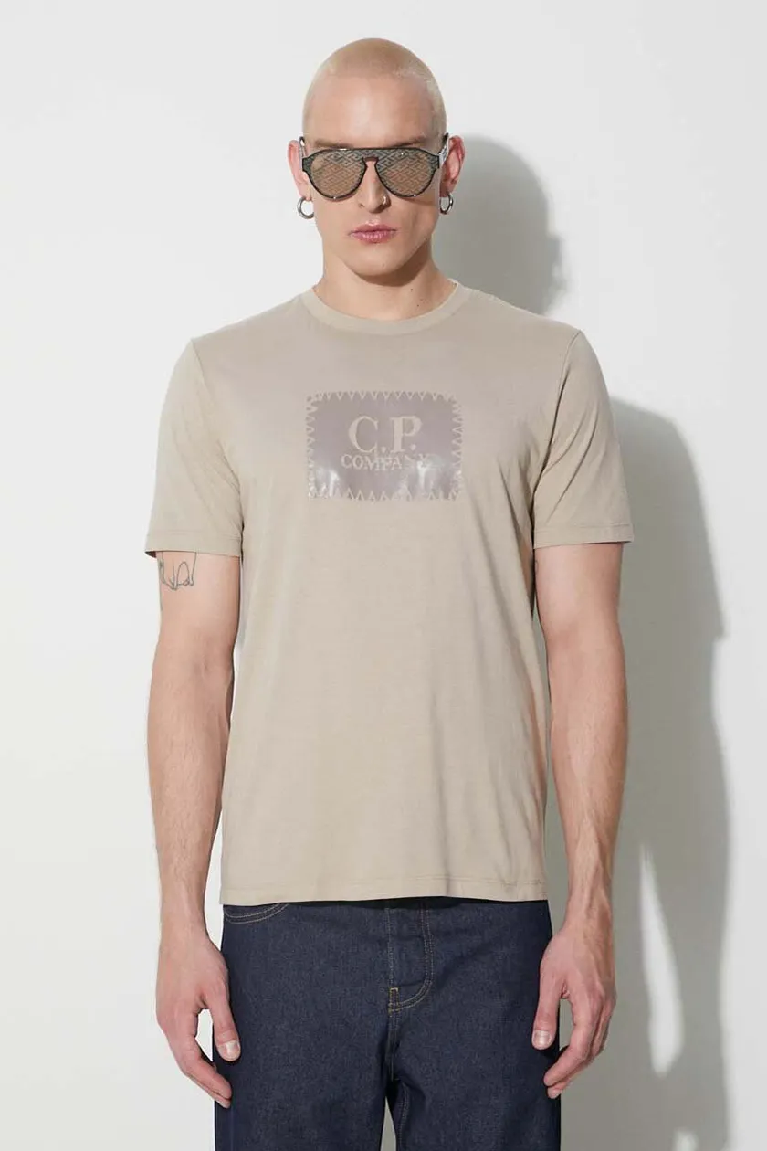 Khaki cp company outlet sweatshirt