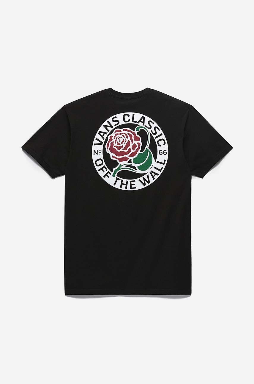 Vans cotton t shirt Classic Slip On black color buy on PRM