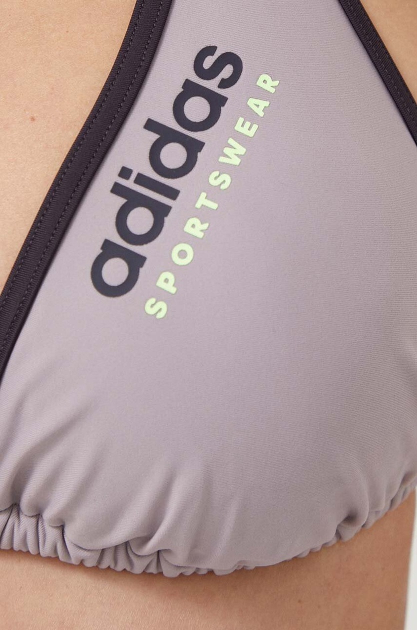 Раздельный купальник adidas цвет розовый слегка упрочнённая