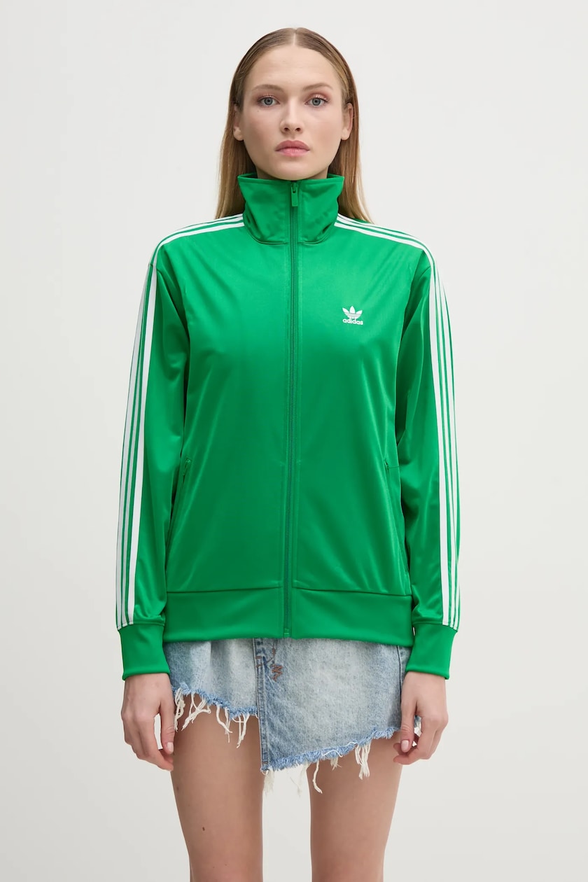adidas Originals sweatshirt Adicolor Classics Firebird women s green color IP0604 at PRM US