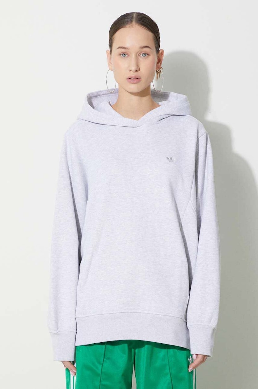 Grey Adidas Hoodie Originals Womens Grey Sweatshirt Adidas