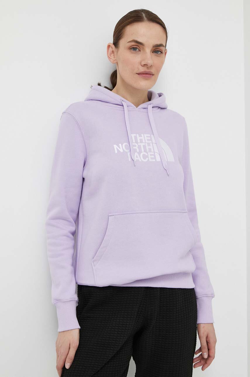 Felpa viola north face deals