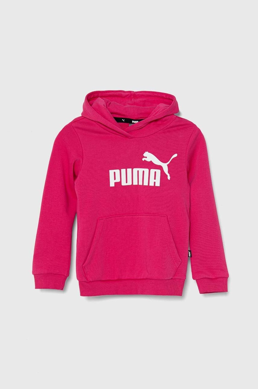 Hoodie Felpa Puma Bambina Rosa Felpa Con Cappuccio Rosa Da Bambina