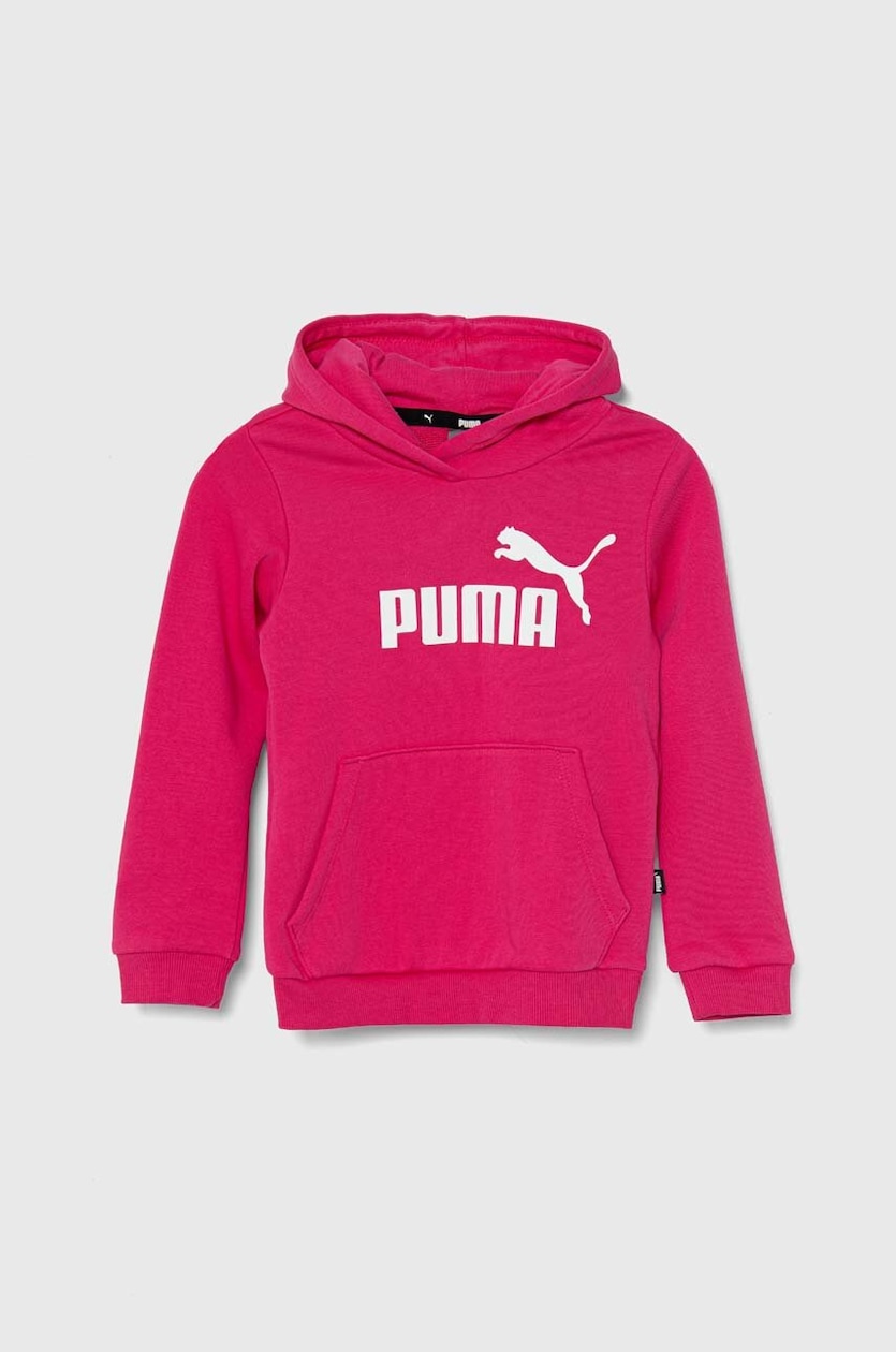 Hoodie Felpa Puma Bambina Rosa Felpa Con Cappuccio Rosa Da Bambina