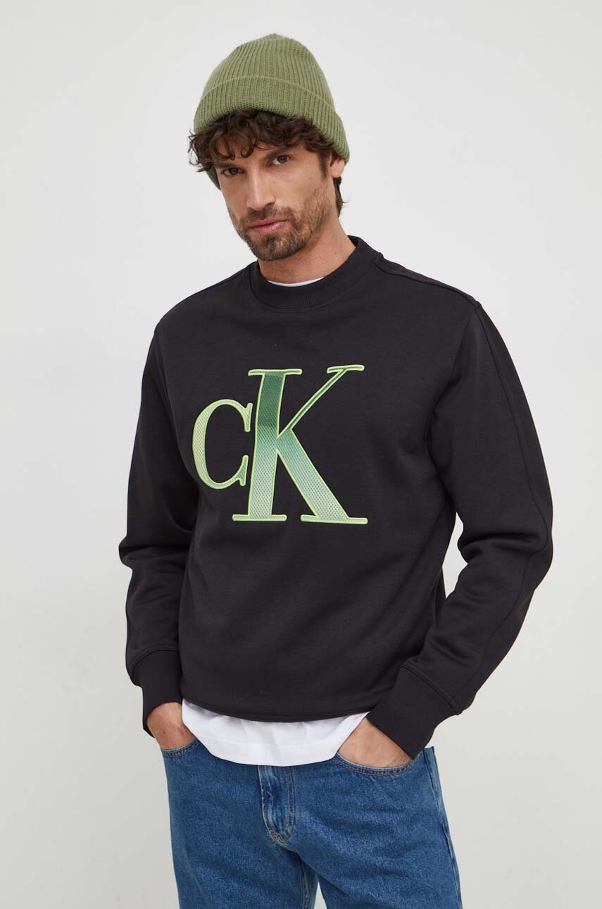Calvin Klein Jeans felpa in cotone ANSWEAR