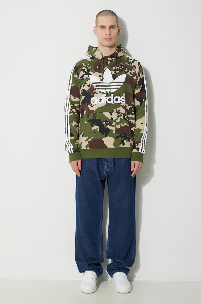 adidas Originals sweatshirt men's green color at PRM US