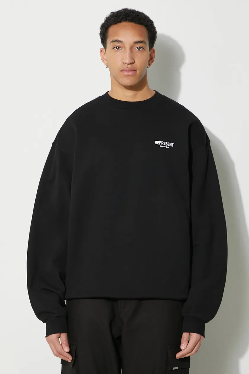 black Represent cotton sweatshirt Owners Club Sweater Men’s