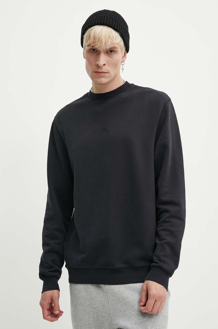 black A-COLD-WALL* cotton sweatshirt Essential Crewneck Men’s