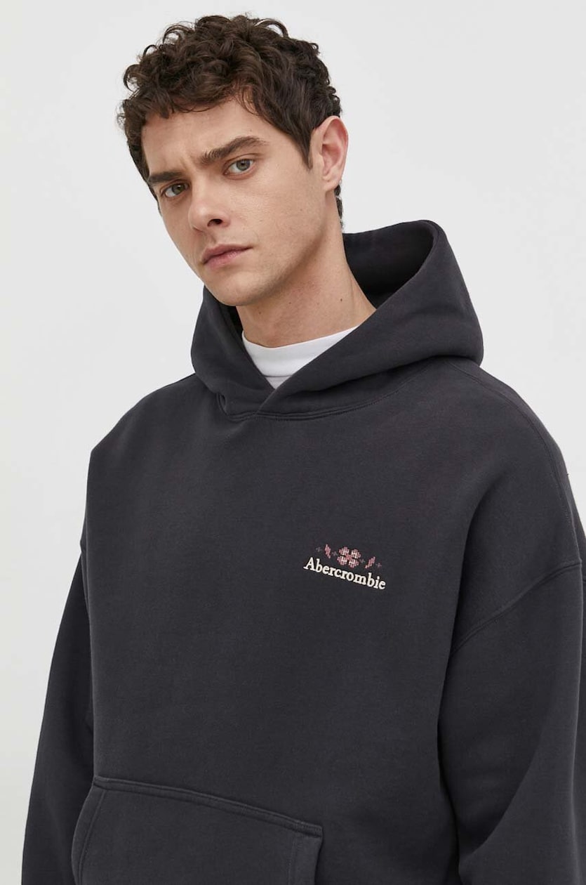 Felpa grigia abercrombie 2025