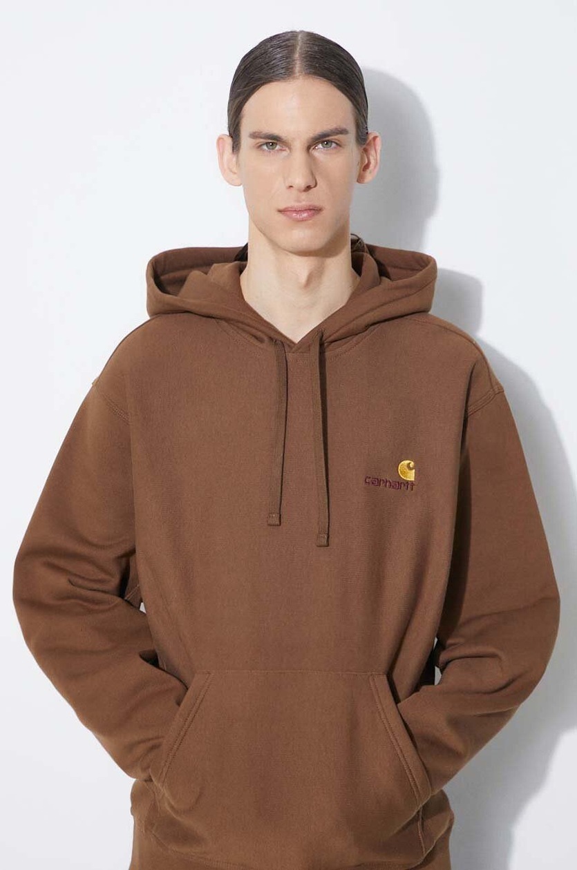 【Carhartt】 HOODED BROWN DUCKS SWEATSHIRT Carhartt WIP Hooded Brown Ducks Sweatshirt | Hamilton Brown