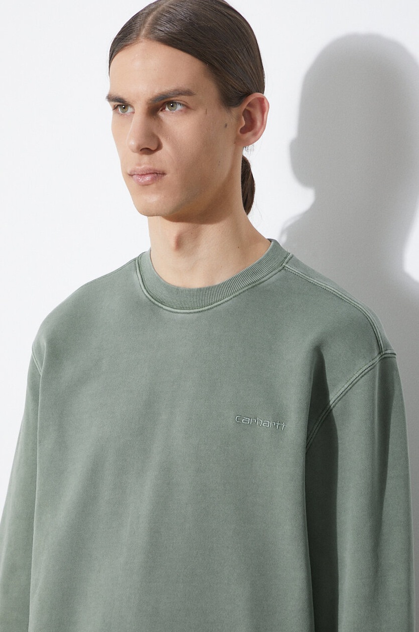 スウェット・トレーナー Carhartt WIP \"Duster Script\" sweatshirt Green Carhartt WIP sweatshirt Duster Script Sweat men's green