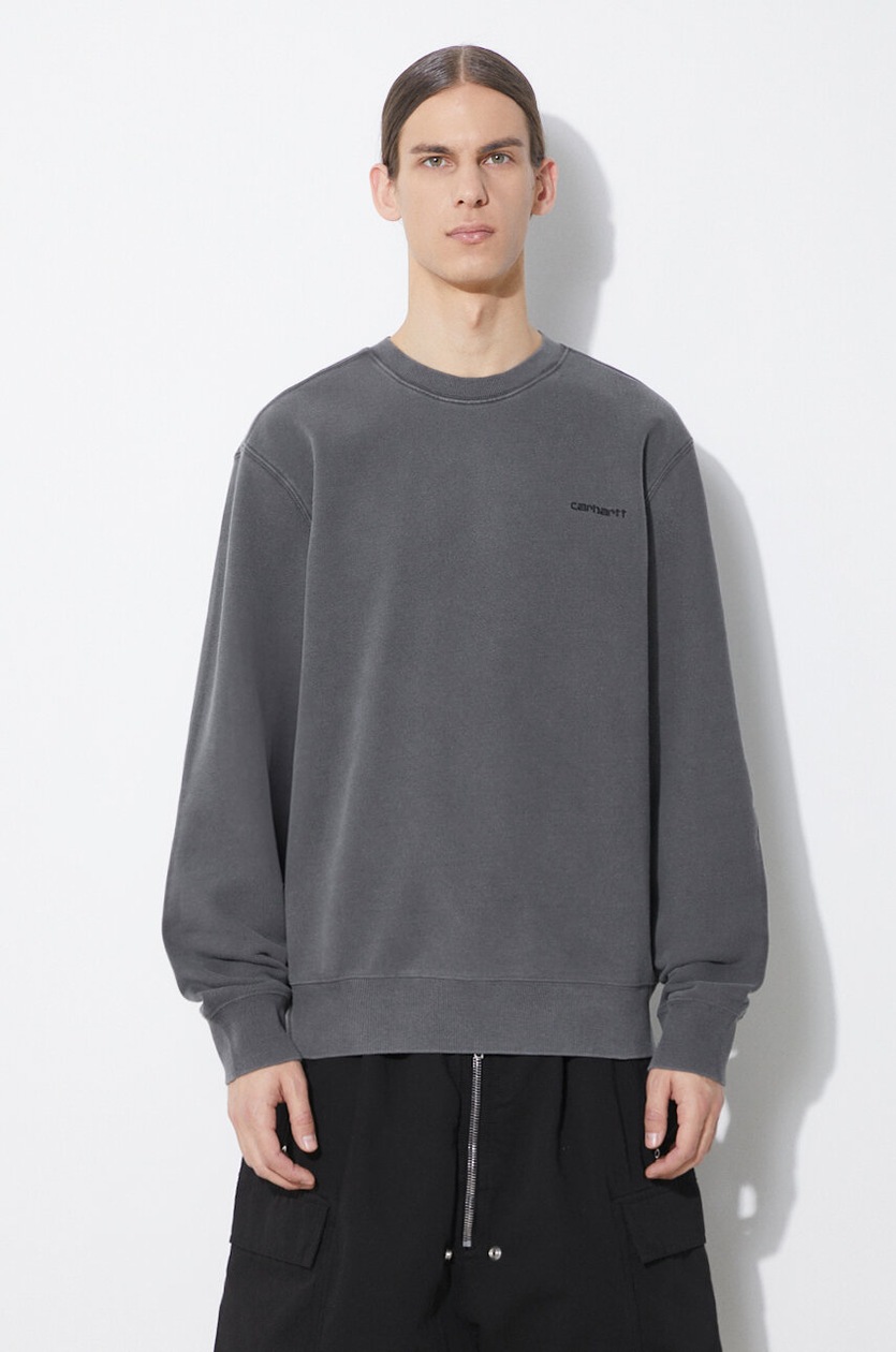 Cotton Soul Felpa Uomo Jaws Poster Scratch Grigio Mélange Taglie X-Large