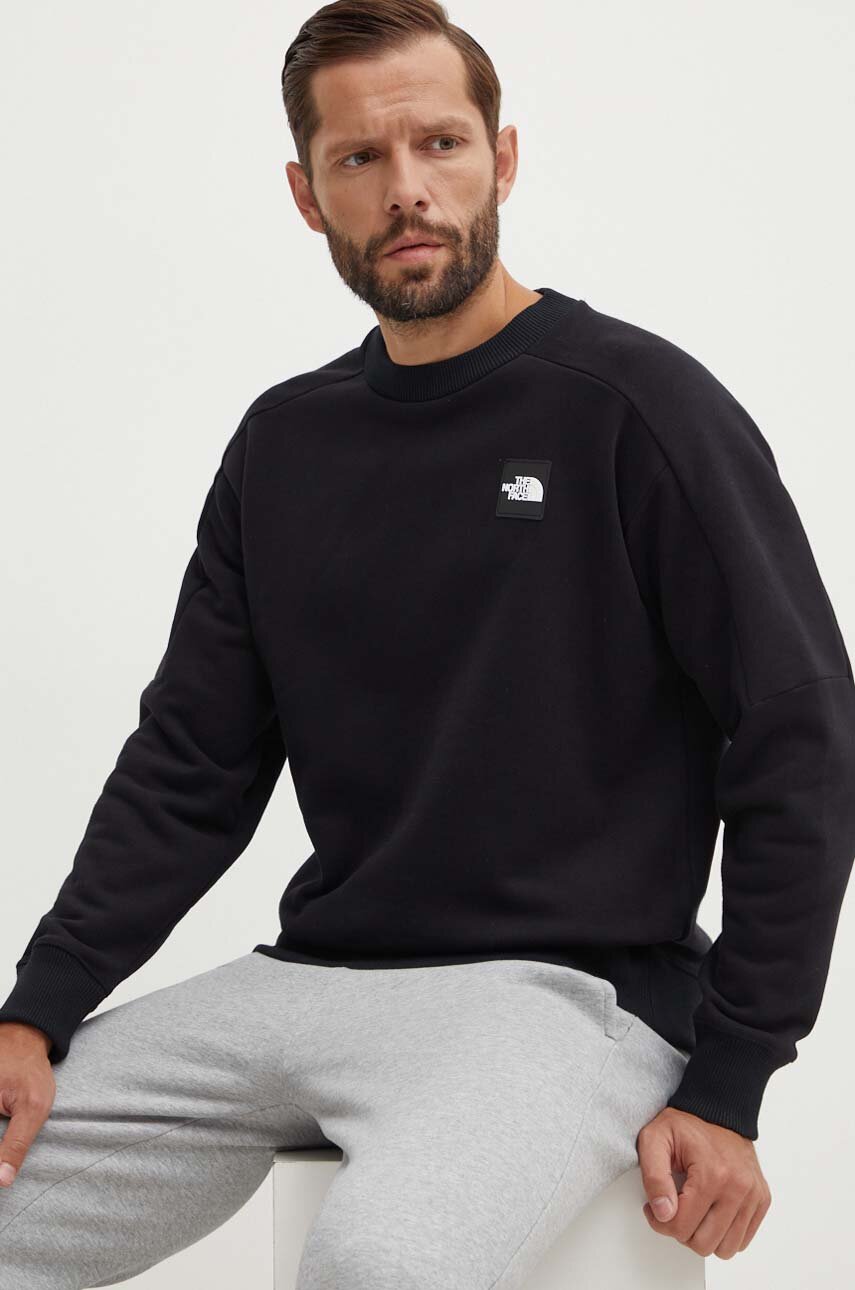 Pamu na dukserica The North Face za mu karce boja crna s aplikacijom NF0A4SVRJK31 JK31 ANSWEAR.hr