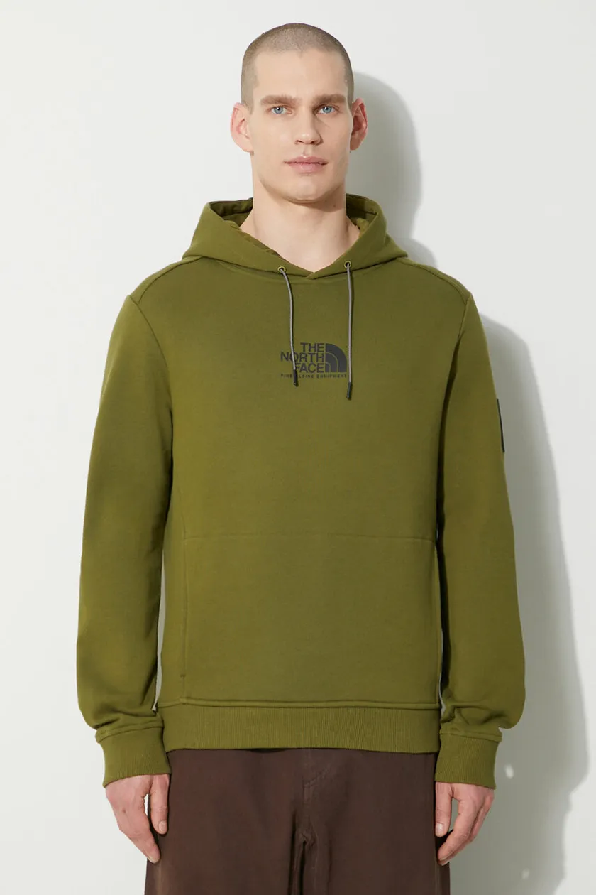 Green north 2024 face hoodie mens