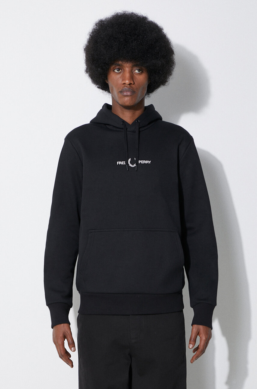 Fred Perry cotton sweatshirt Tipped Sleeve Half Zip Sweat Fred Perry cotton sweatshirt Tipped Sleeve Half Zip Sweat