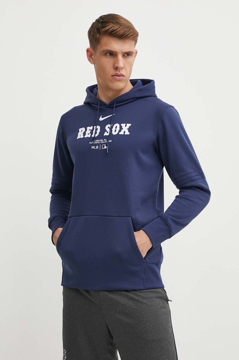 Boston Red Sox Nike Rewind Warm Up Pullover Jacket - Mens