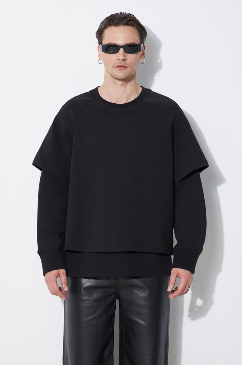 パーカー・フーディ NEIL BARRETT Men Hoodies MY72247R Y502 100N White Outlet Neil Barrett Hoodies - Glamood Outlet