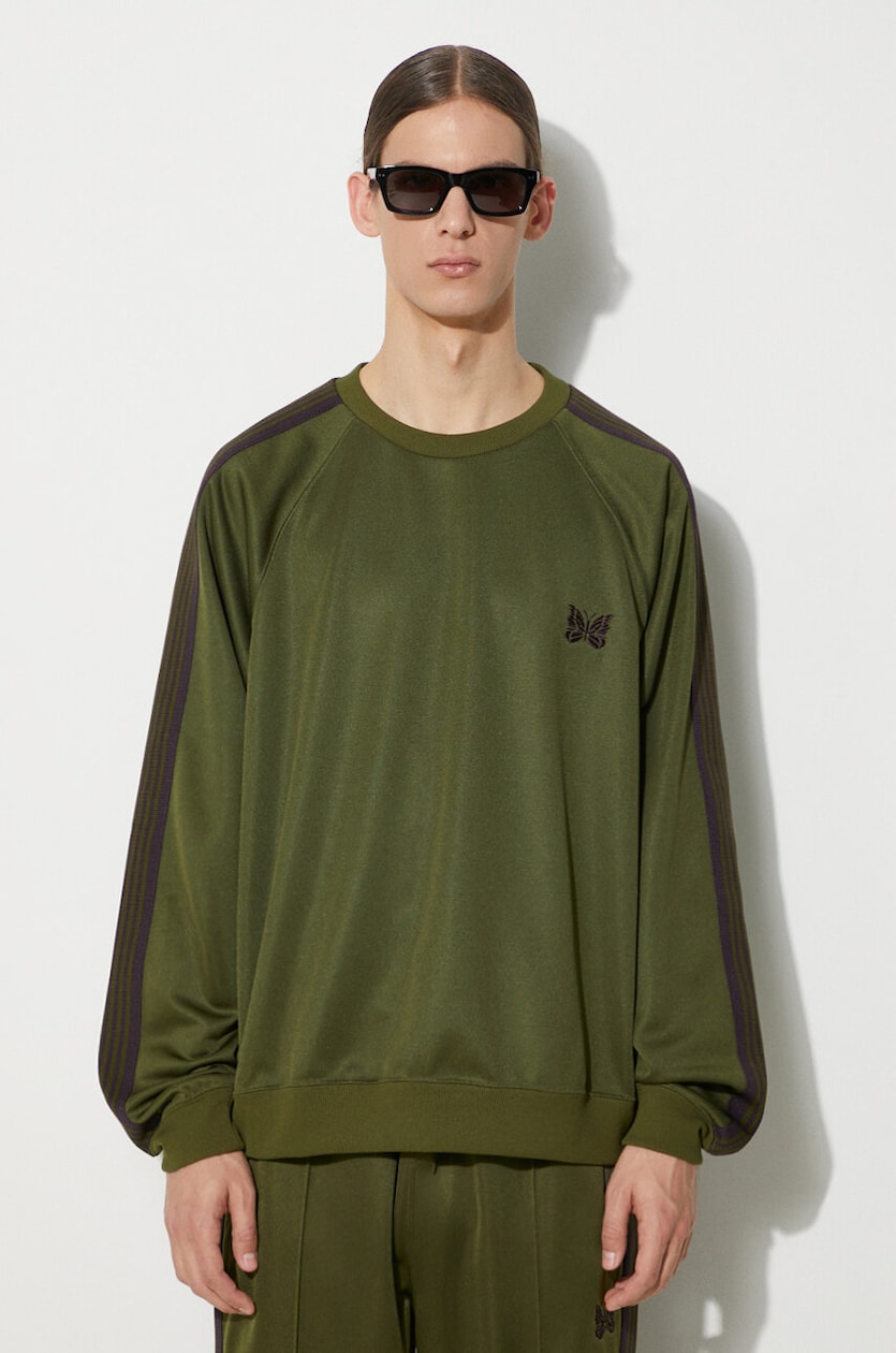 古着人気アイテム sweatshirt Needles Track EU PRM Shirt Neck Crew トップス