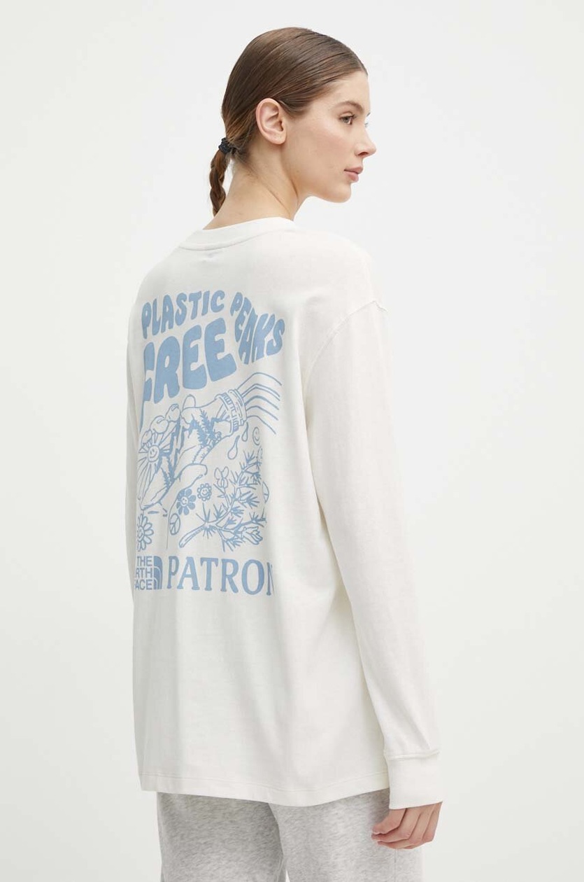 ☆THE NORTH FACE☆ White Label Women's Modal Long Sleeve Rou THE NORTH FACE BLUZA $BONETE PLR CREW WHT NF0A8AQSQLI1