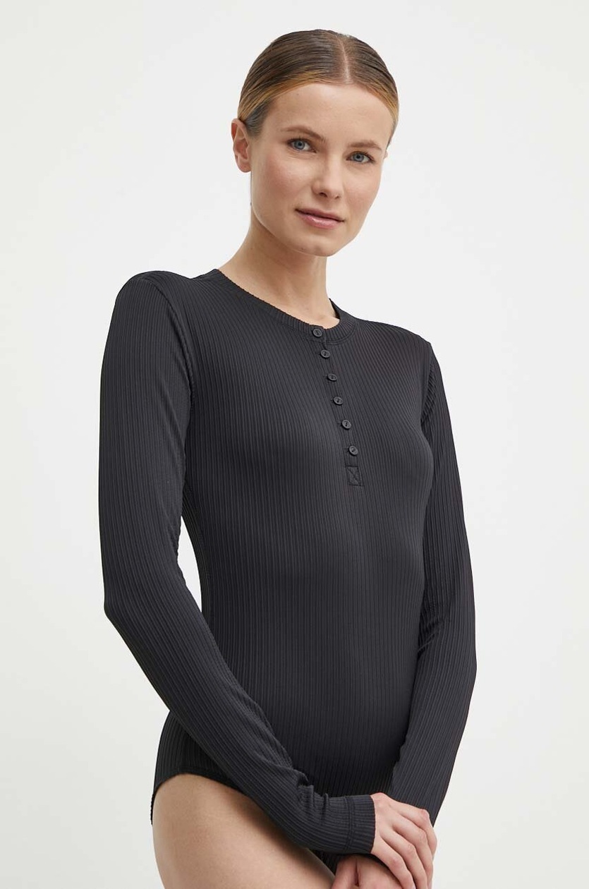Jacqueline de Yong Longsleeve damski kolor czarny z