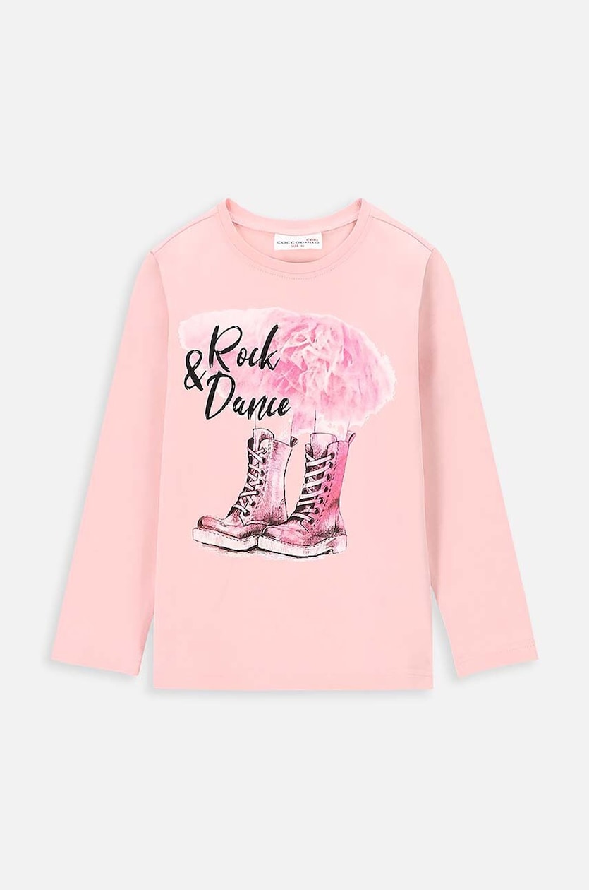 LiLi&LuLu　　0206 Coccodrillo longsleeve dziecięcy kolor różowy | Answear.com