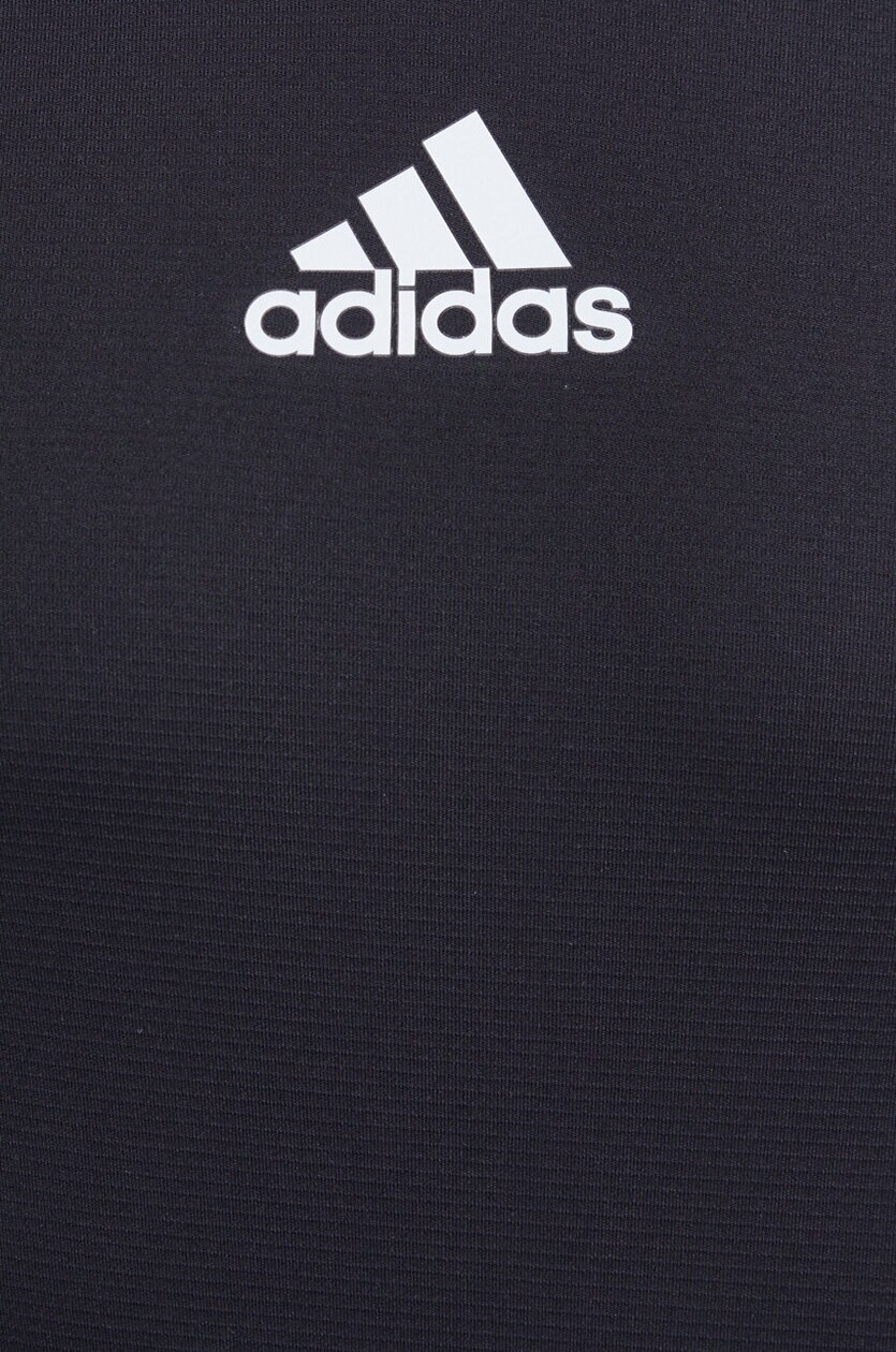 adidas Performance longsleeve treningowy Team Base kolor czarny z nadrukiem GN5677 Answear