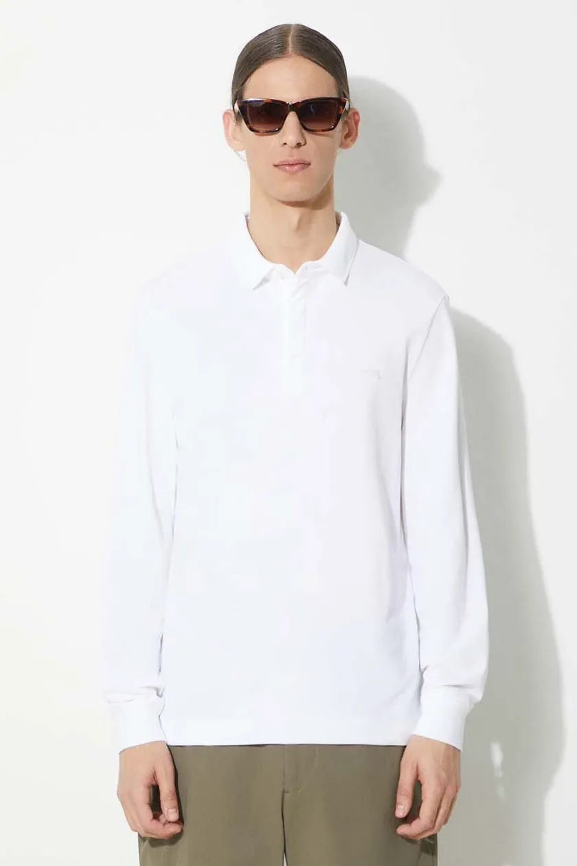 white Lacoste longsleeve shirt Men’s