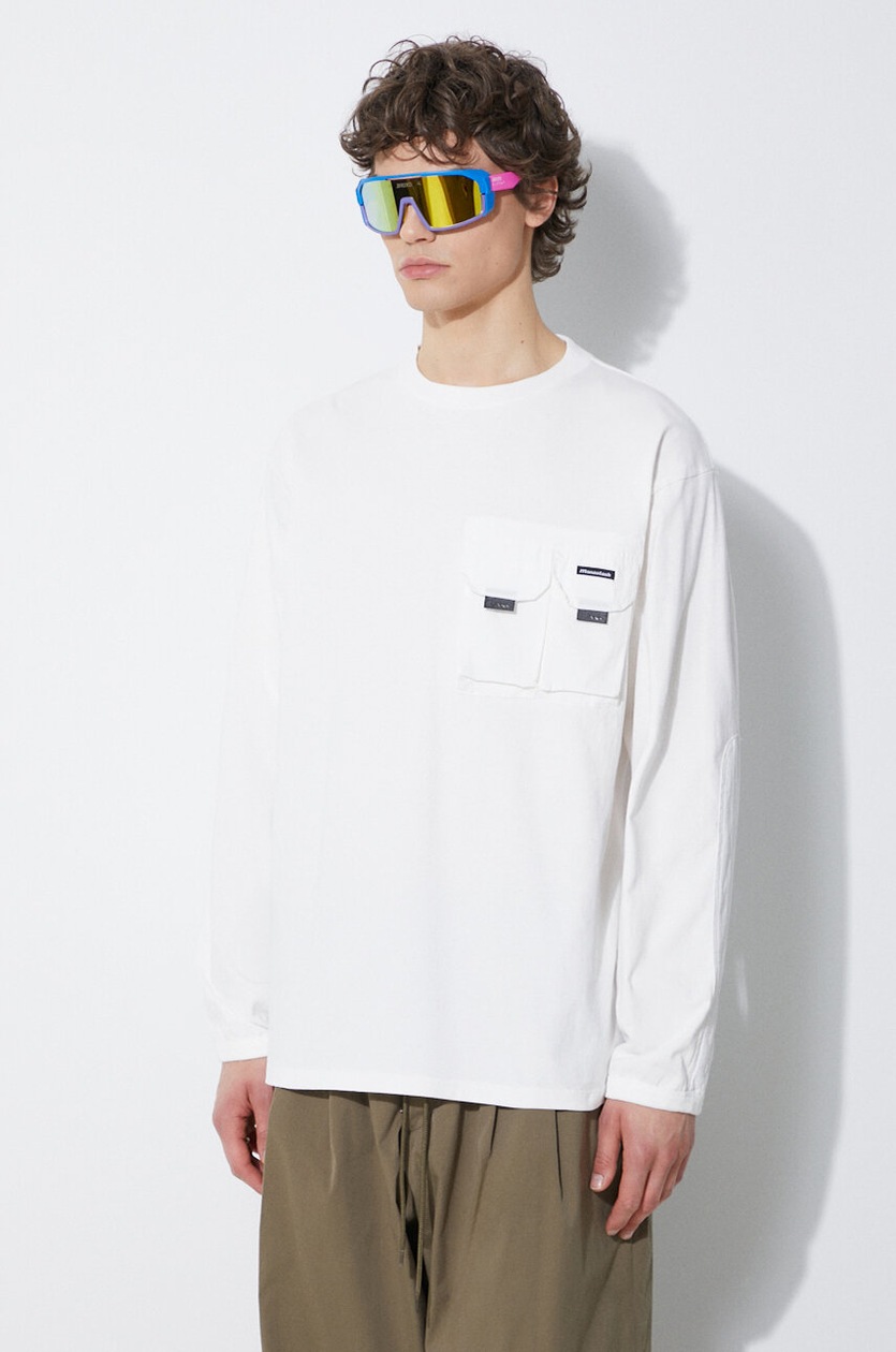 Y-3 longsleeve shirt JFA Long Sleeve Tee men's white color