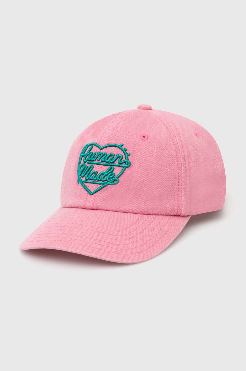 HUMAN MADE 6 Panel Cap Pink