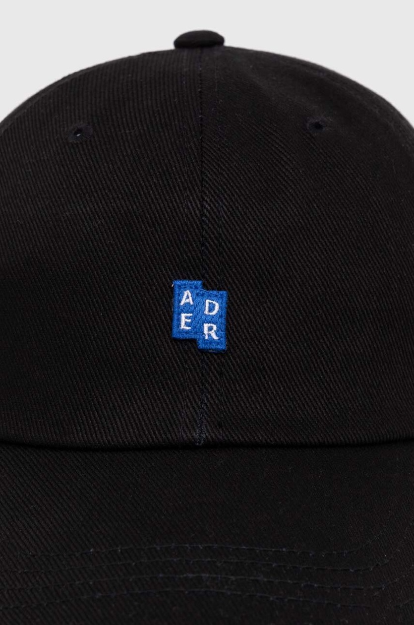 Ader Error cotton baseball cap TRS Tag Cap black color