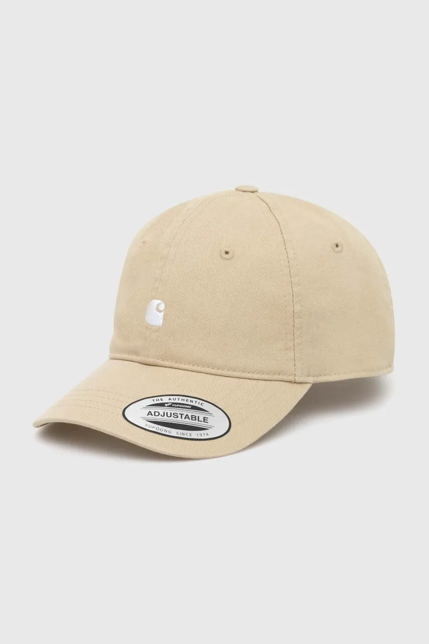 beige Carhartt WIP cotton baseball cap Madison Logo Cap Unisex