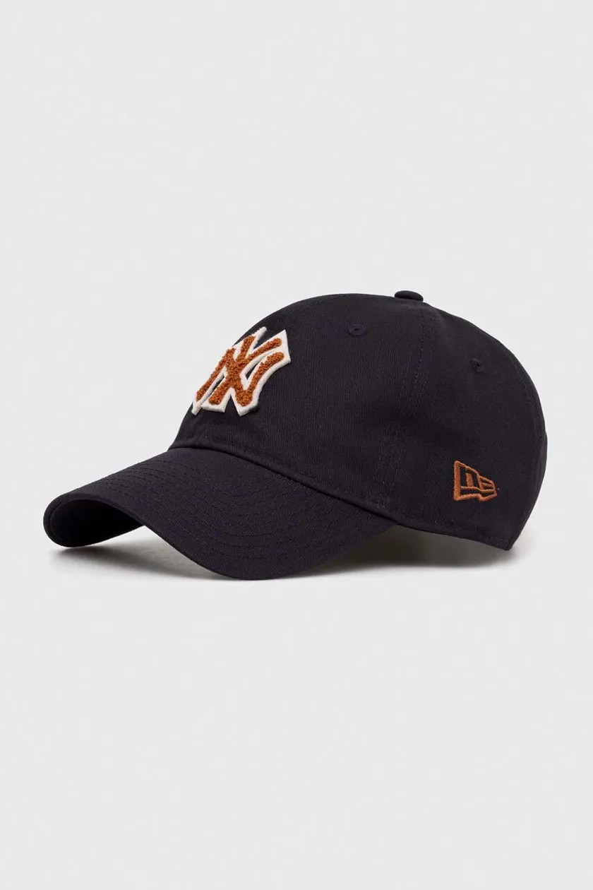 blu navy New Era berretto da baseball in cotone Unisex