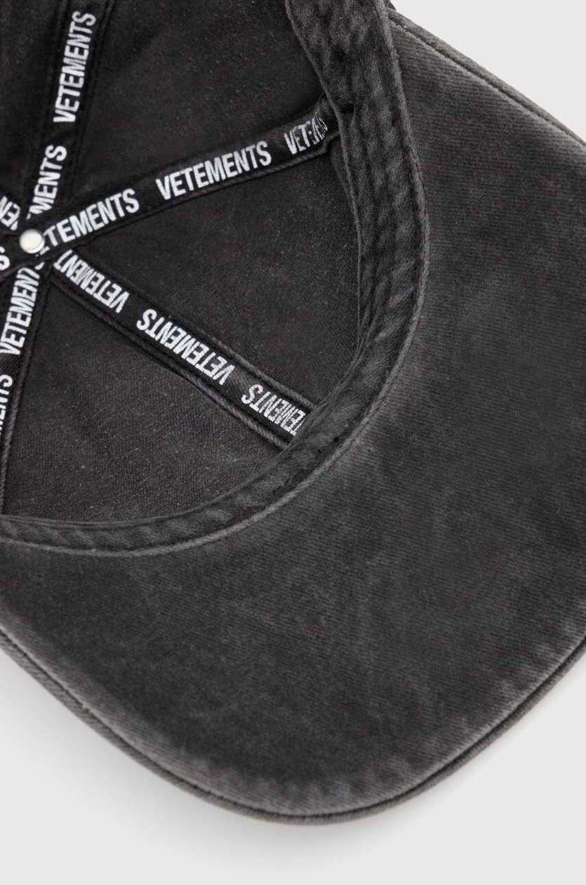 VETEMENTS cotton baseball cap Destroyed Cap PRM EU
