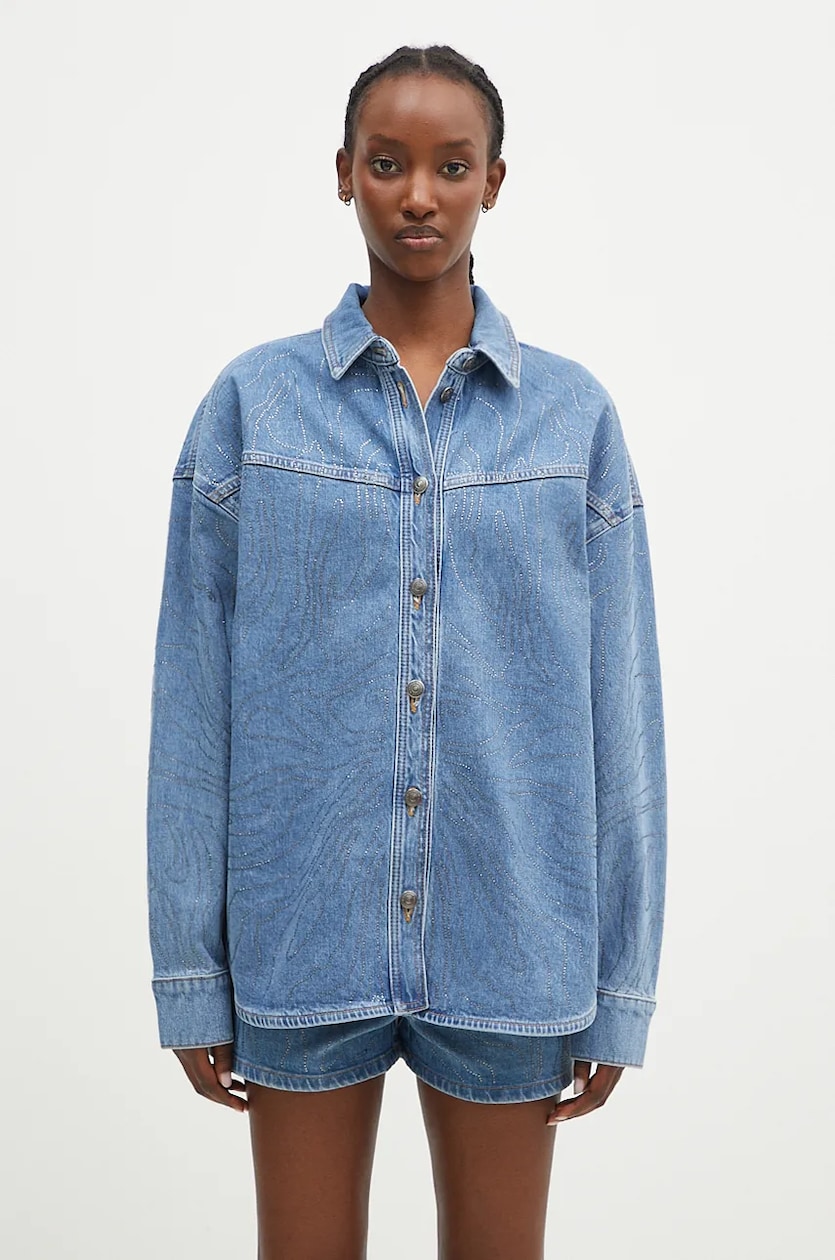 KSUBI denim shirt Oversized Longsleeve Shirt Subway PRM EU KSUBI denim shirt Oversized Longsleeve Shirt Subway PRM EU