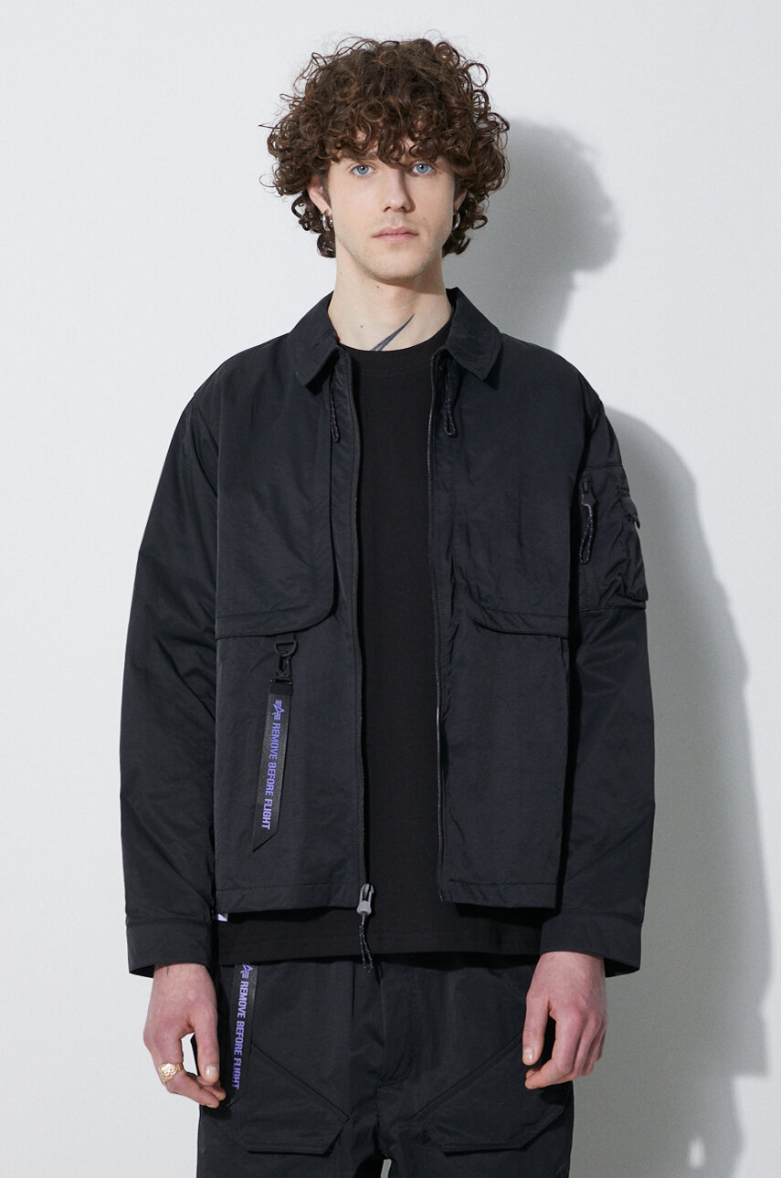 Alpha Industries bomber jacket MA-1 men's black color Alpha Industries bomber jacket MA-1 men's black color