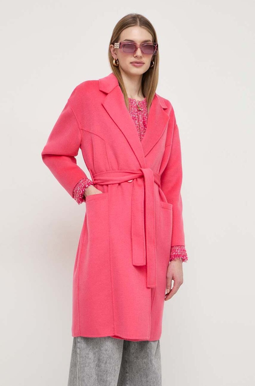 Cappotto Lana Cappotto Rosa Elisabetta Franchi Patrizia Pepe