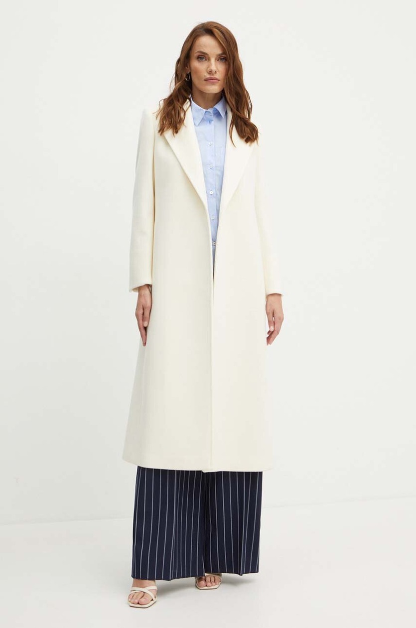 Max E Co Cappotto Bianco Cappotto In Lana Colore Beige